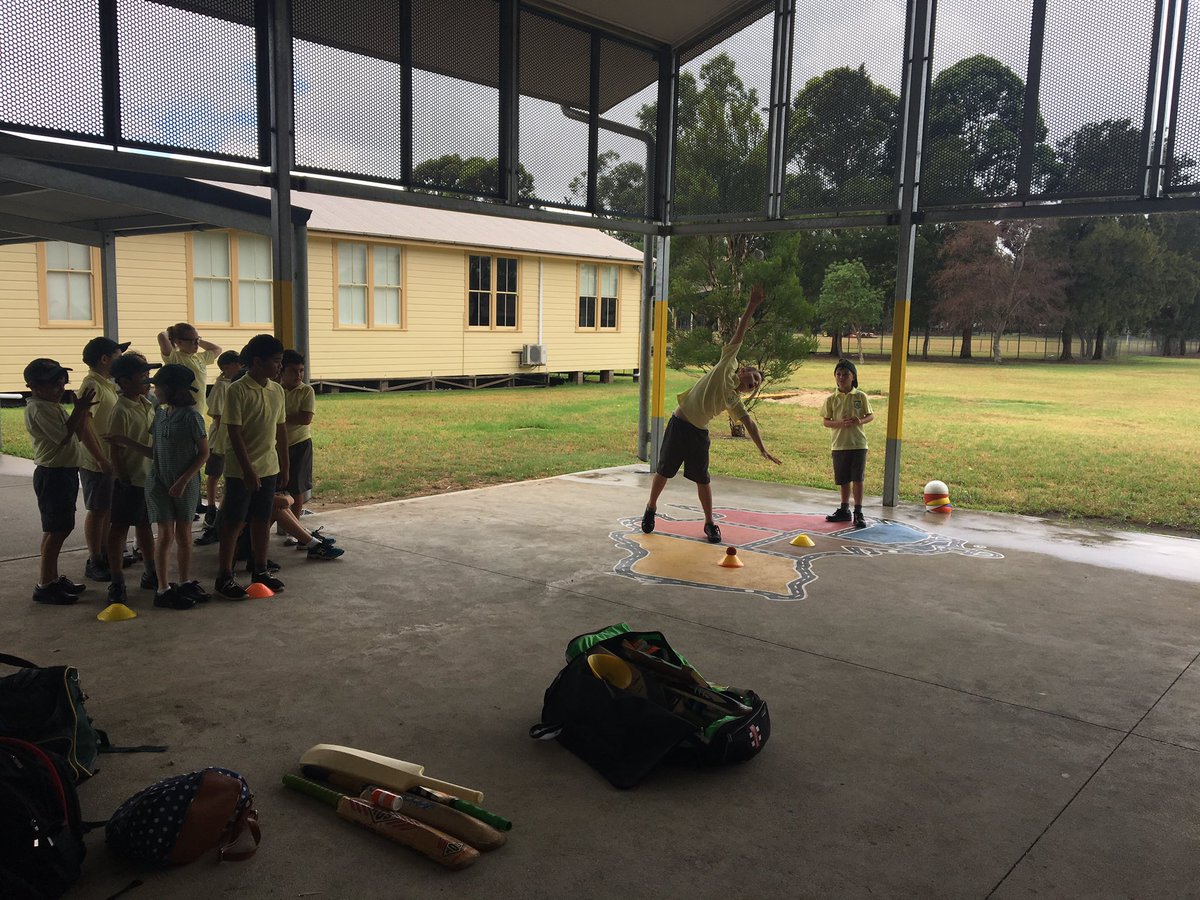 The wet weather didn't dampen our students enthusiasm when trying out for PSSA cricket today! <a href="/Chipping_no_PS/">Chipping Norton PS</a>
