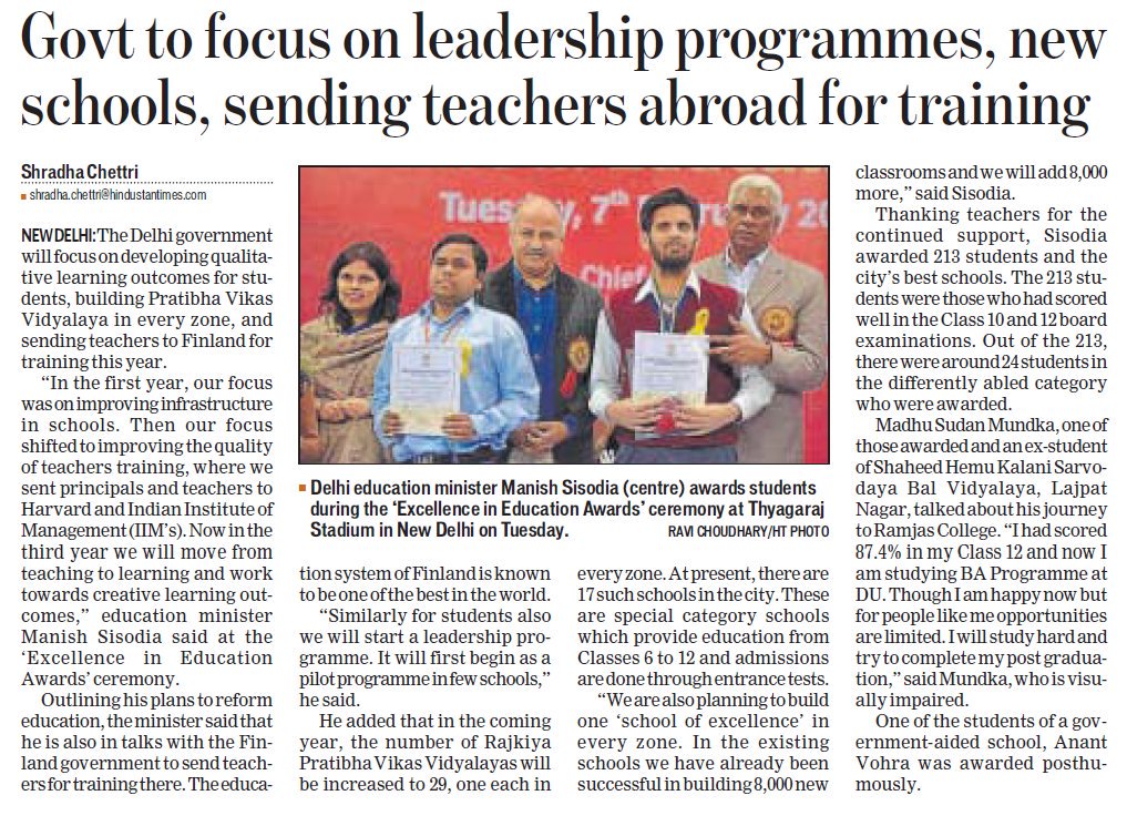 AAPDelhiEducation (@delhi_edu) on Twitter photo <a href="/Minister_Edu/">Education Minister</a> One Pratibha Vikas School & One School Of Excellence being planned in each of the 29 zones! <a href="/Minister_Edu/">Education Minister</a> One Pratibha Vikas School & One School Of Excellence being planned in each of the 29 zones!