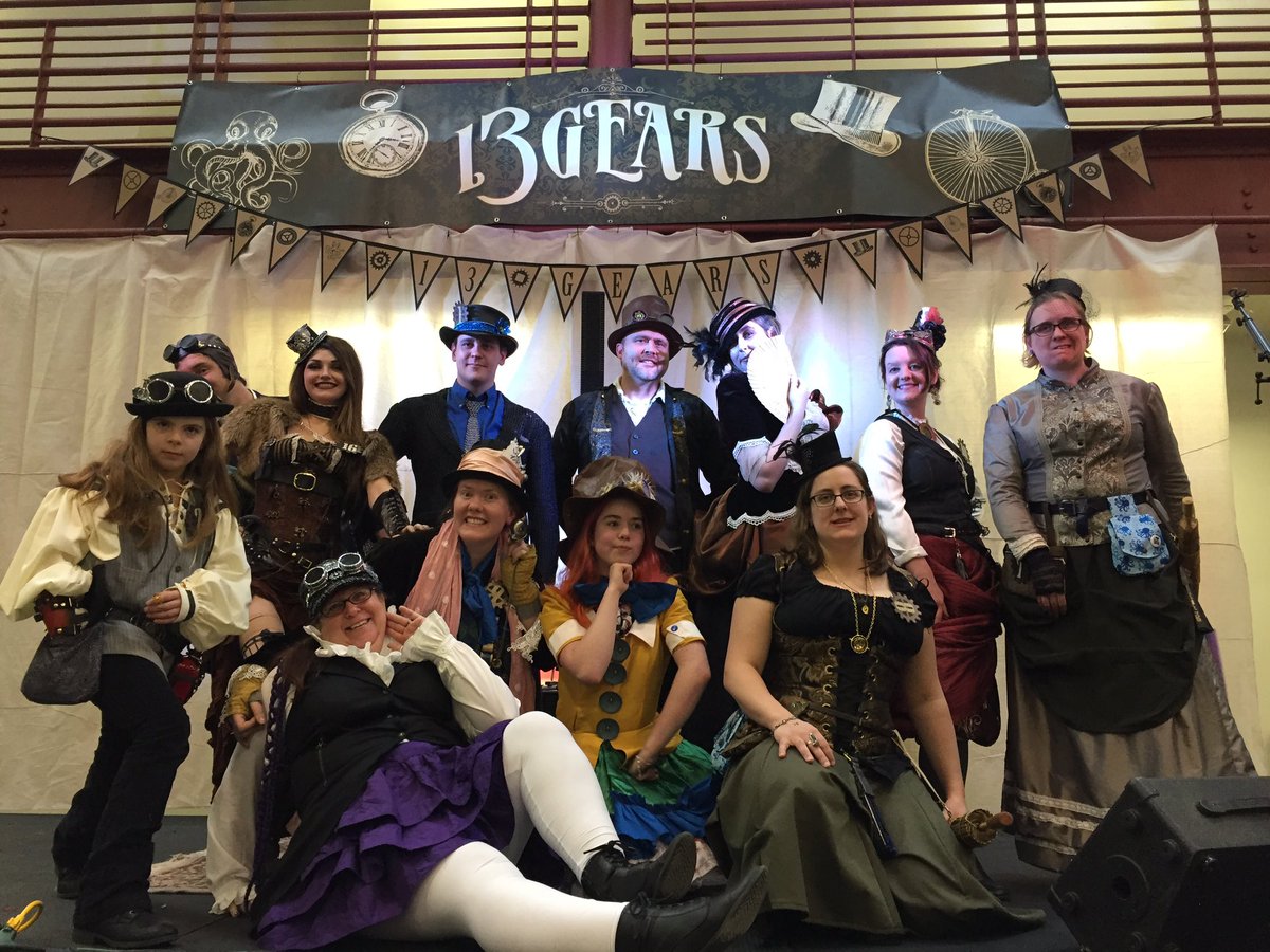 13GEARSEvent's tweet photo. Huge thanks to everyone who participated in our costume contest @13GEARSEvent @SteampunkMN https://t.co/kT3GdoP52V