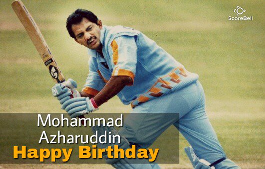 Wish you a very Happy Birthday Mohammad Azharuddin!!!      