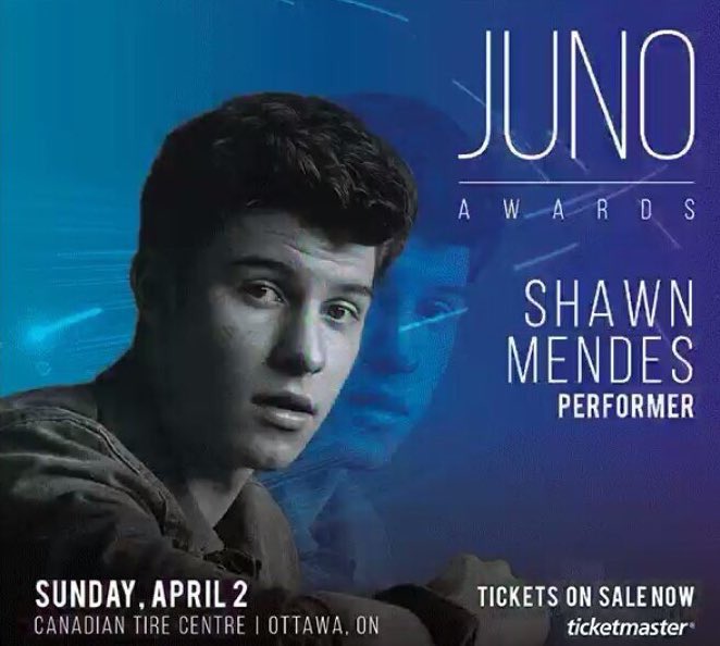MendesArmyUpd's tweet photo. Shawn se presentará en los premios JUNO el dos de Abril #JFCShawnMendes https://t.co/5qhZGHu2BR