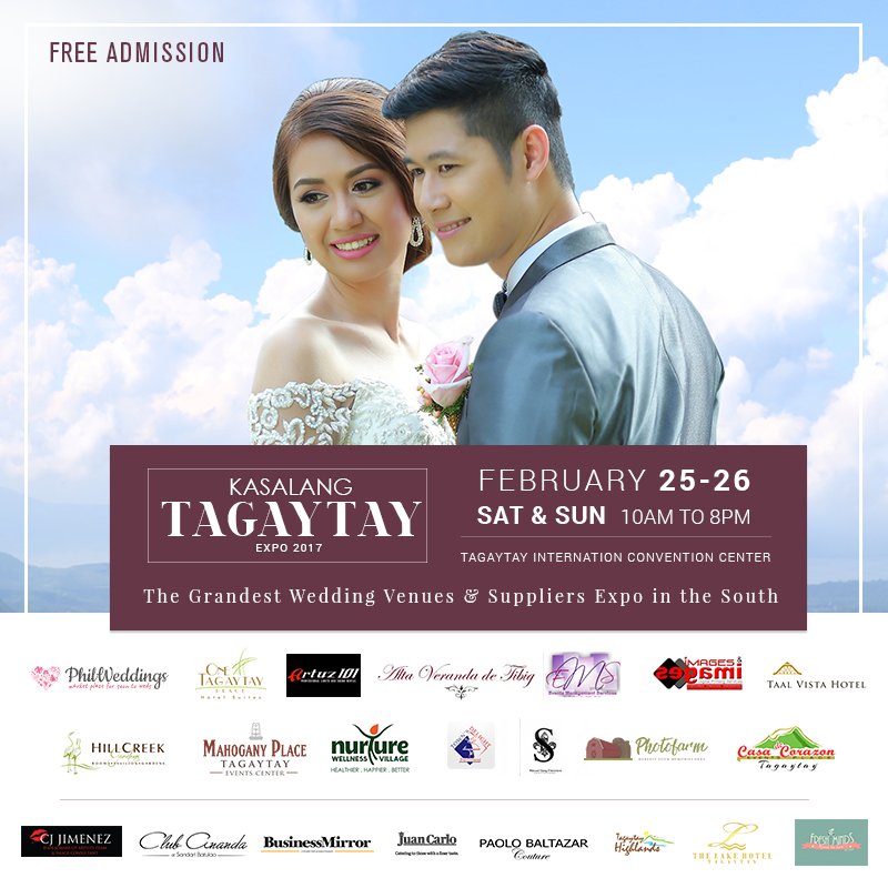 KTagaytay's tweet photo. REGISTER NOW at ➡ https://t.co/PVlvX2sIun and JOIN us at The Grandest Wedding Venues and Suppliers Expo in the South! https://t.co/q7gtXKbYpT