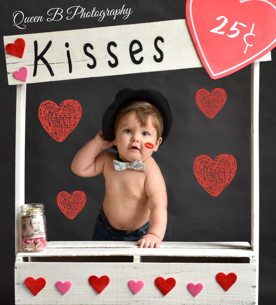 BGutenson's tweet photo. #kisses #VDay2017 #QueenBPhotography He even tipped the hat JUST like his mommy wanted! <3 https://t.co/UKTHLgRmAZ