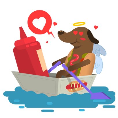 NeonAlienStudio's tweet photo. 18hrs till Cupid Wiener Dog iMessage stickers are released #wienerdog #dachshund #valentines #dogs #imessage #imessagestickers https://t.co/XaksZsXQJe