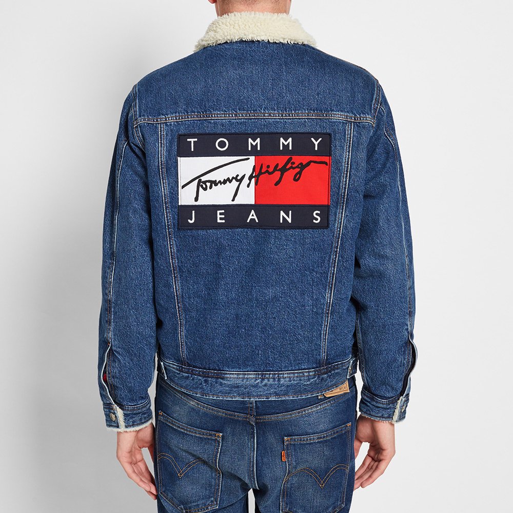 tommy sherpa denim jacket