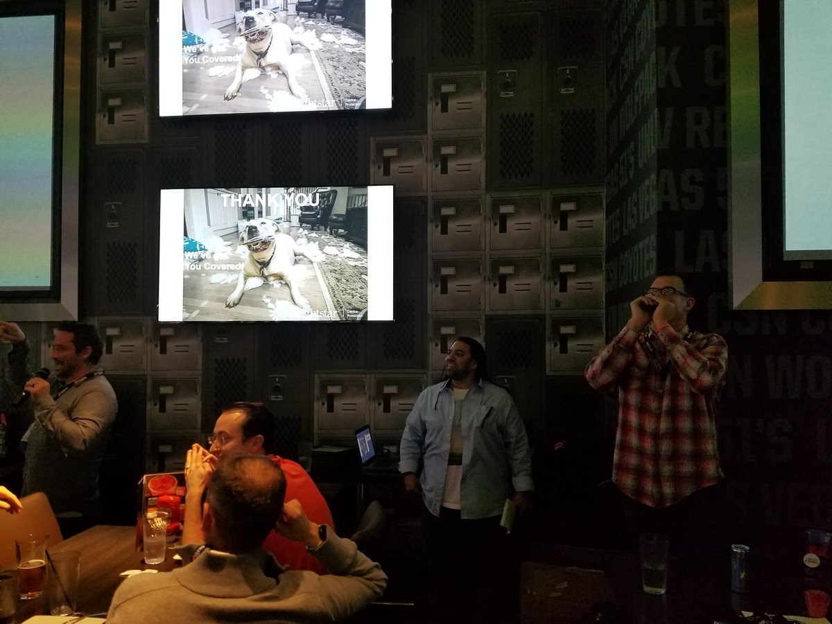 OArriagaVIP's tweet photo. @BrightstarDP Scott getting the crowd excited for Tax Season!! Awesome things happening #boostisback @dixinco @CaptMorganBoost @GregPost11 https://t.co/f7PUtABVXD