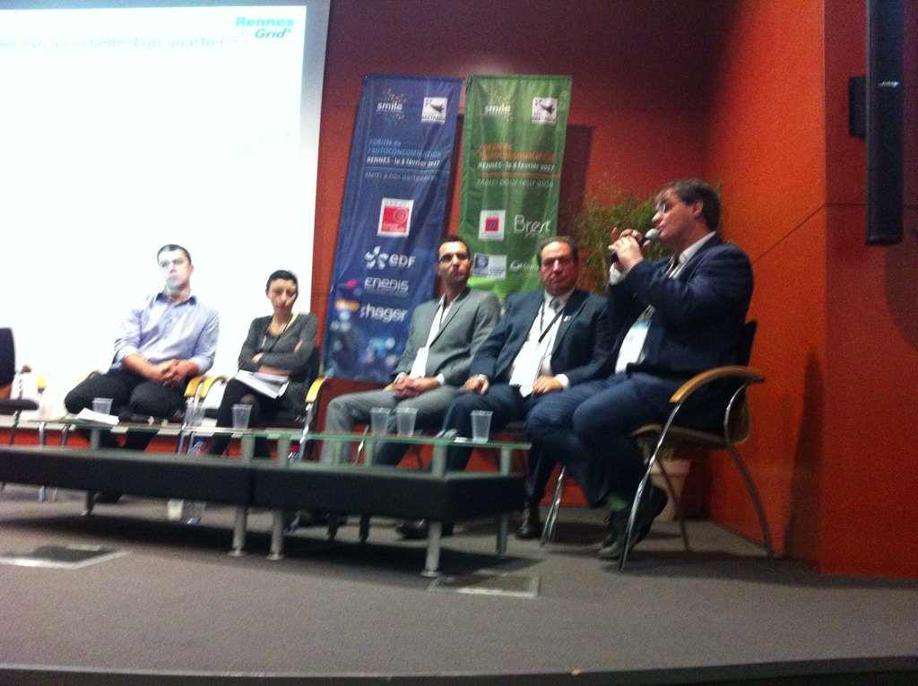 SmileSmartGrids's tweet photo. Présentation de #RennesGrid par@Schneider et @metropolerennes, #autoconsommation collective sur campus https://t.co/iFfdRuYJDH