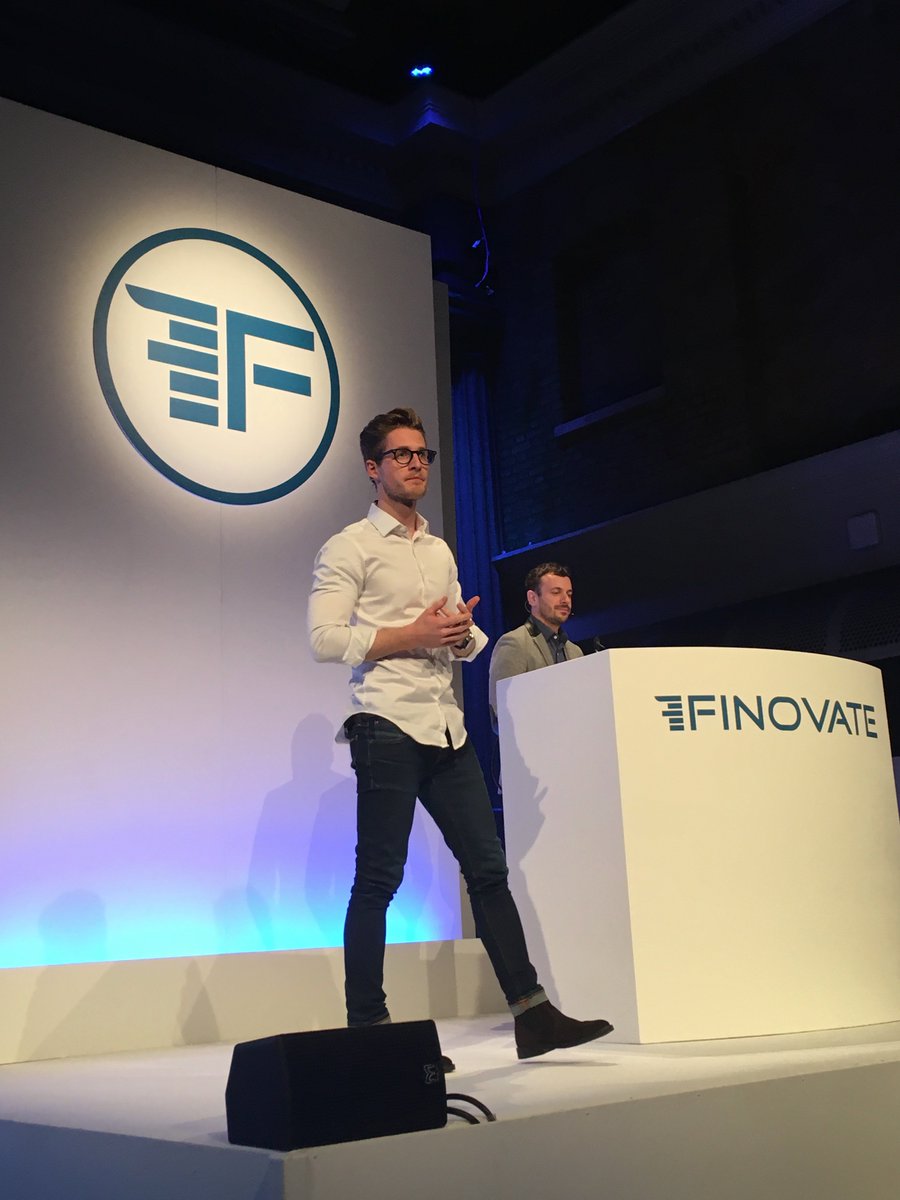 .@twistocz’s Michal Smida (CEO &amp; Founder) &amp; Lukas Janousek (Chief Strategy Officer) debuting the Twisto payment app #Finovate
