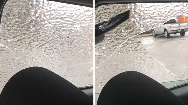 TelegraphNews's tweet photo. Car left glazed in ice as freezing rain hits Toronto https://t.co/XLyQLpn8Mt https://t.co/zbVGLKOvT9