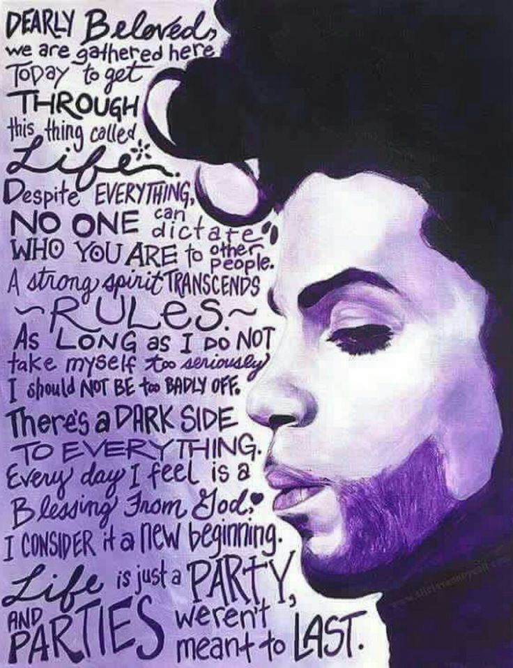 Prince Dearly Beloved Quote Prince Party Uk On Twitter: "#Princeart - "Dearly Beloved We Are Gathered  Here Today To Get Through This Thing Called Life" #Prince #Princearmy  #Prince4Ever #Princeparty Https://T.co/Lm4Vxqufai" / Twitter