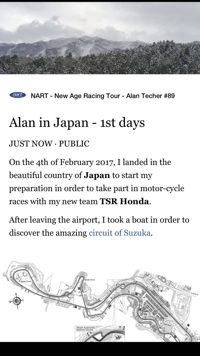 team_nart's tweet photo. Follow @alan_techer in Japan ! 1st days ! lets the adventure begins !! https://t.co/1ZIEHTmw4Y https://t.co/XYAiBob6d9