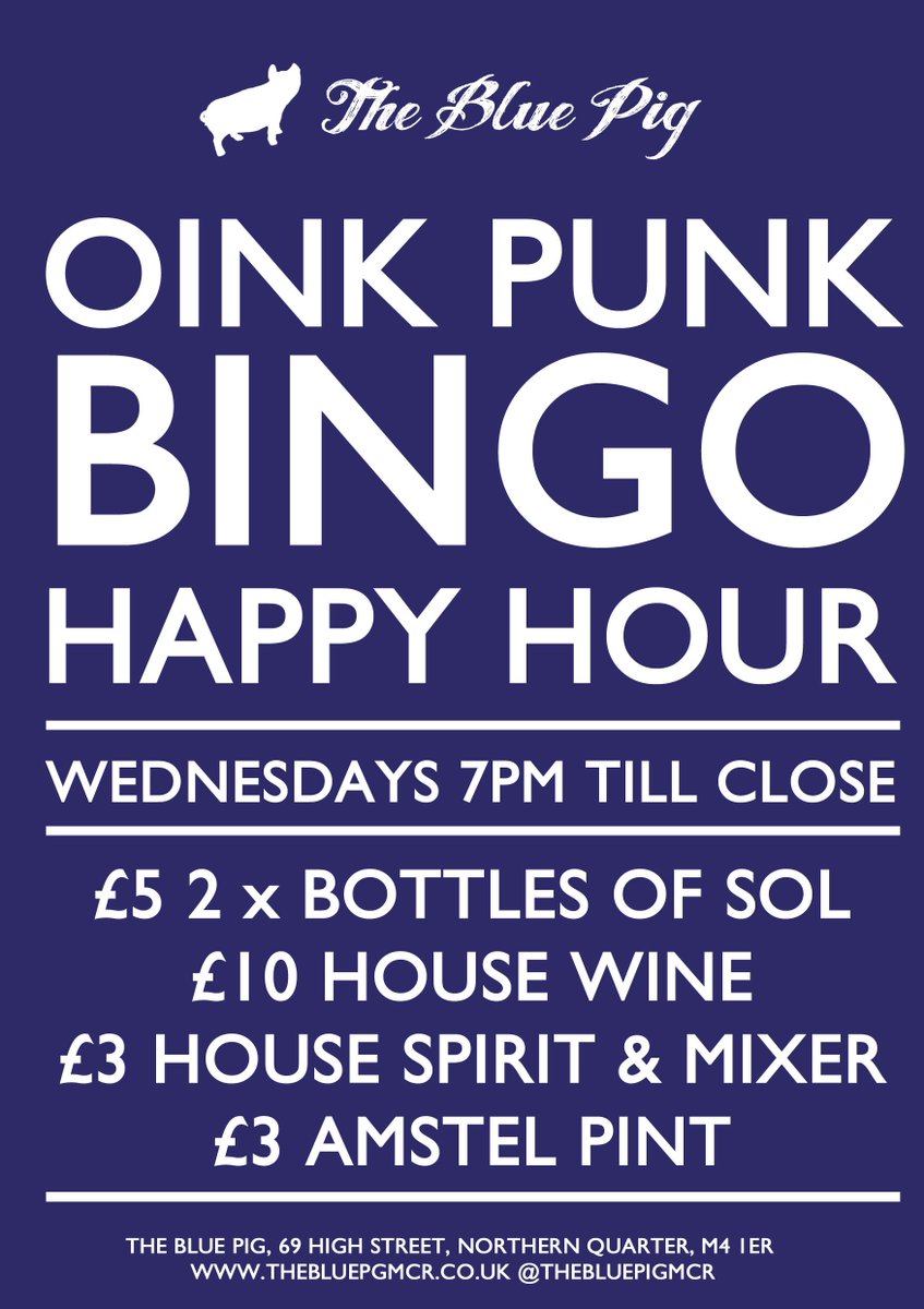 The Blue Pig Mcr 🐝 tweet media