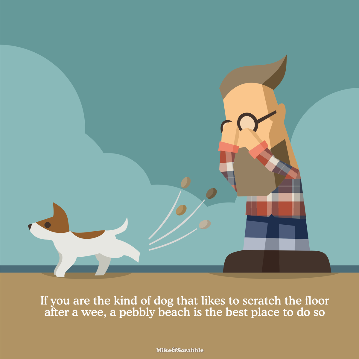 best place to scratch a dog