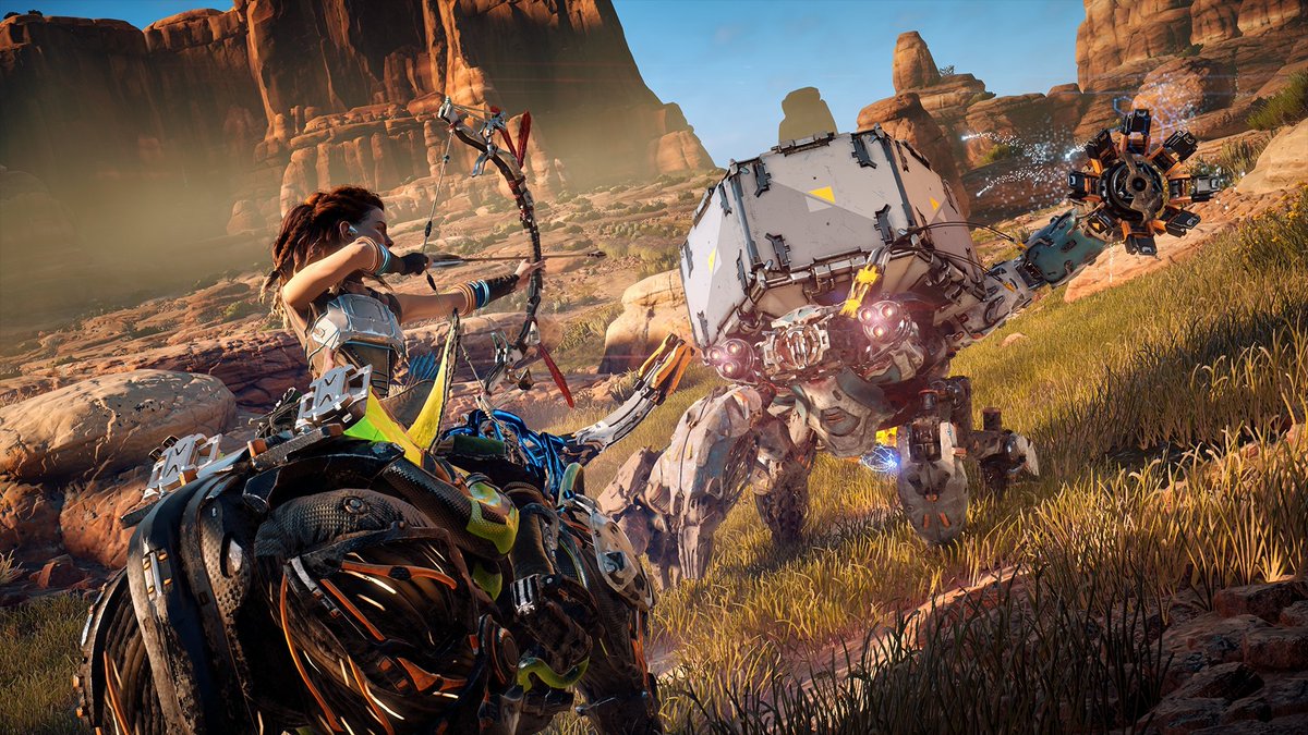 Joe Ogi Twitterissa Horizon Zero Dawn のフォトモードを使えばキャラクターを非表示にして機械獣だけの写真を撮影する事も可能 アーロイとの戦闘シーンを撮るのも良いが機械獣単体のベストショットを狙うのも面白そう ホライゾンゼロドーン