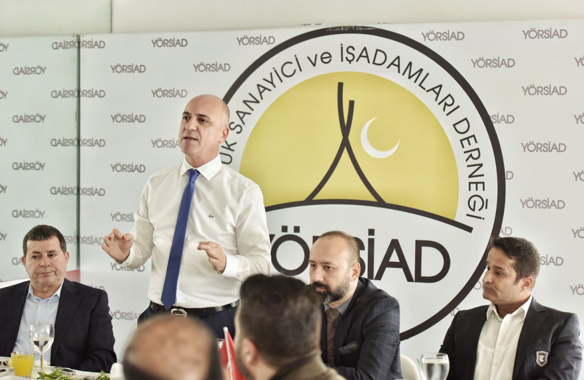 AntalyaOSB's tweet photo. @_YORSIAD_ 'ın konuğu olan   Antalya OSB Bşk @aalibaharr , sanayi ve ekonomi alanındaki görüşlerini işadamları ile paylaştı. @SemihBeken https://t.co/dCCzgbZMuL