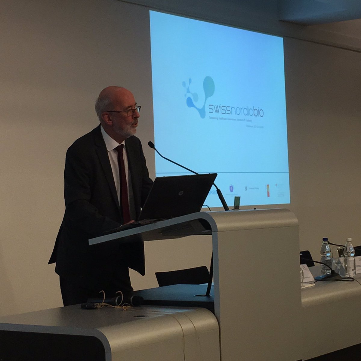 SwissNordicBio's tweet photo. Amb Hauff welcomes participants to @SwissNordicBio #SNB2017 #swissnordic #lifescience #investments #healthcare #innovations https://t.co/5hBINrO7dJ