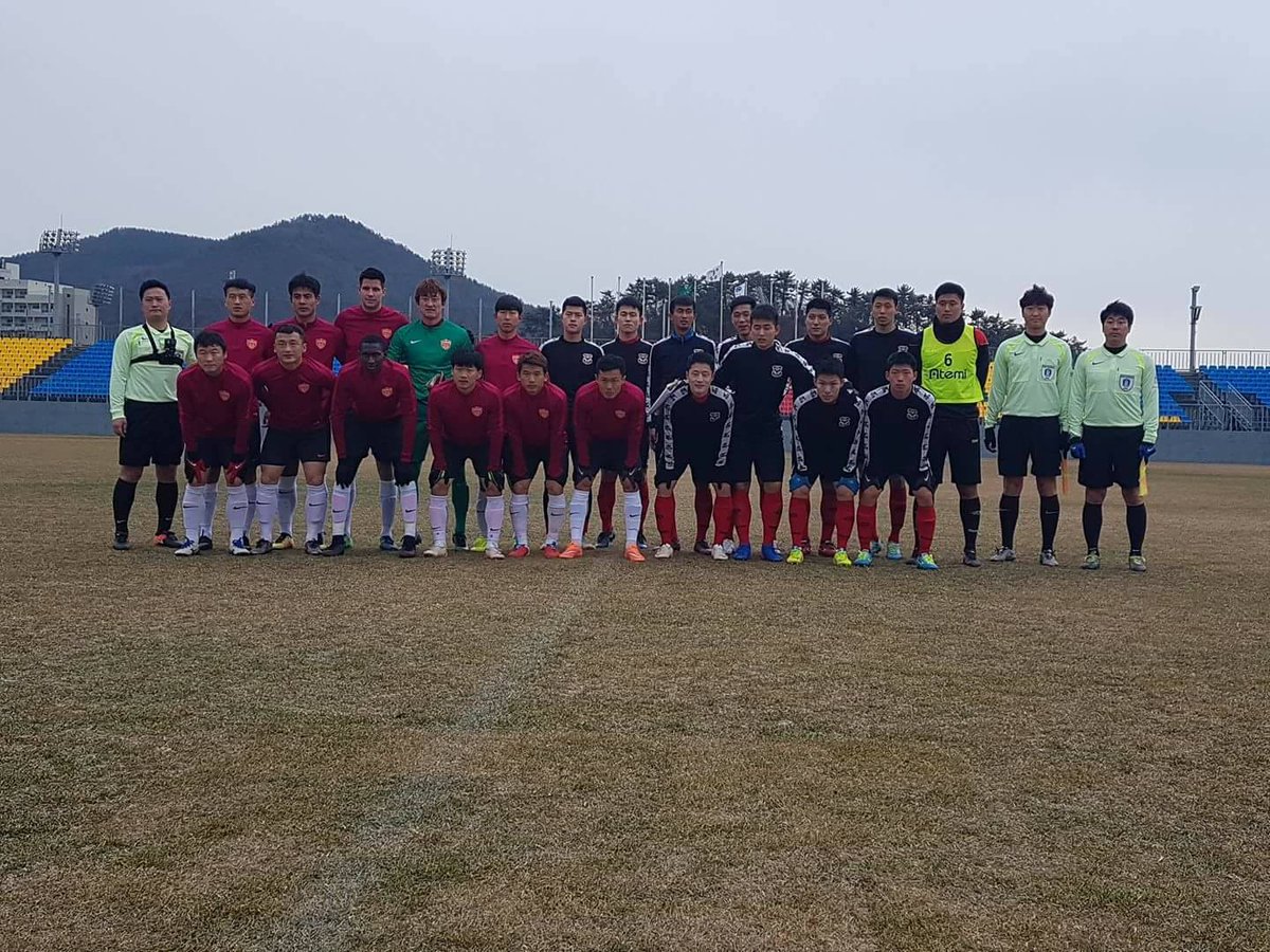 yanbianfc's tweet photo. #연변FC 2017-02-08 연습경기 연변 1-0 상주상무 연변득점→Steve 사진래원: Best 11 https://t.co/Y8Q5ML5w8X