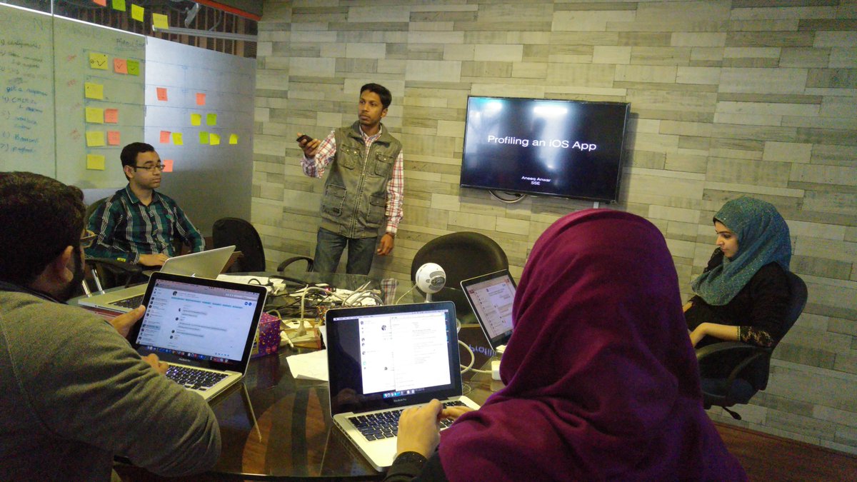 mobileconfiz's tweet image. Presentation on Time Profiler in Instruments by @aneeqanwar82 
#confiz #iOS #iOSCommunity