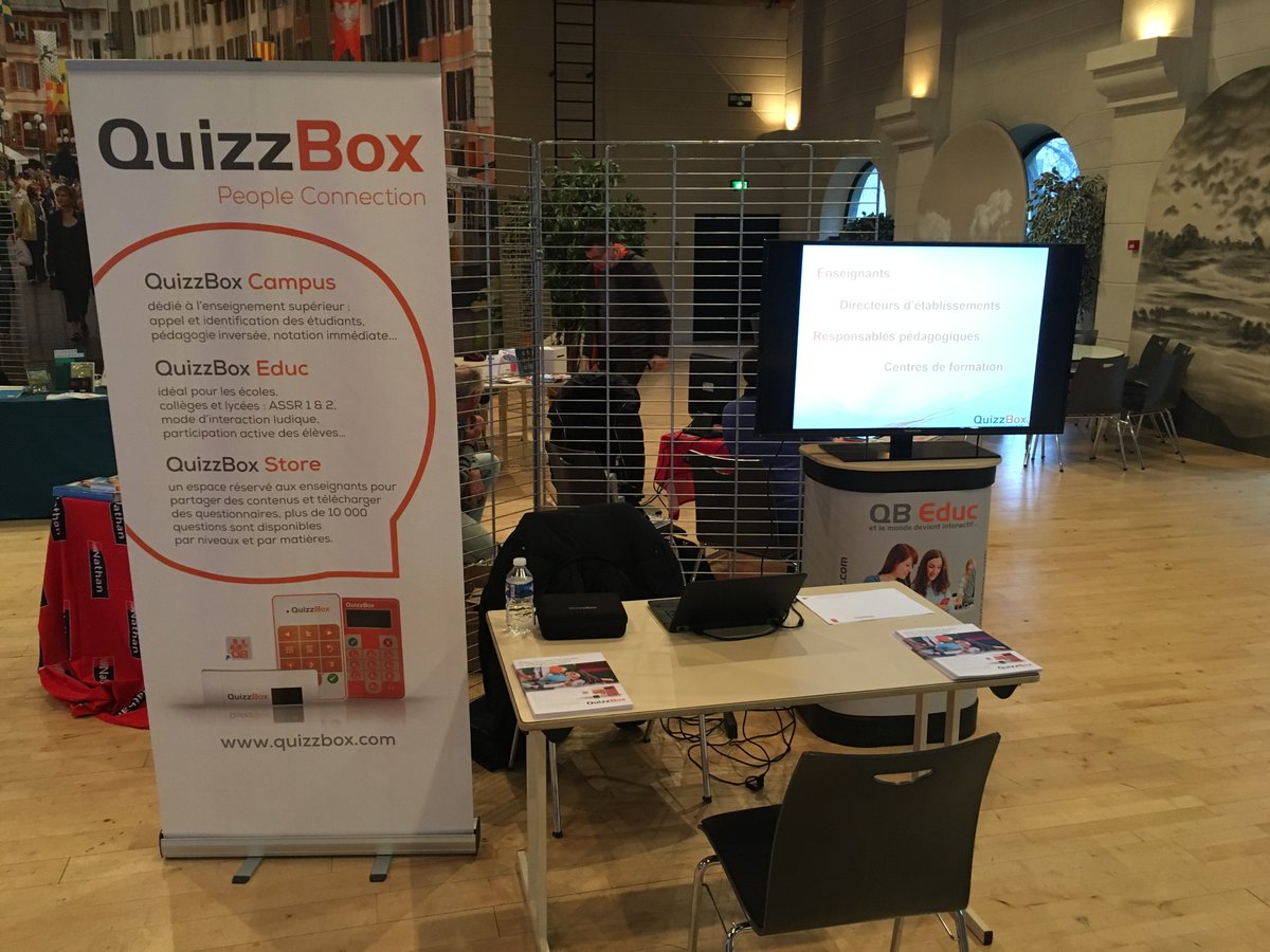 QuizzBox's tweet photo. Retrouvez-nous au salon du numérique éducatif des pays de Savoie ! #salonnum2savoies #EcoleNumerique #voteinteractif @Canope_73 https://t.co/qKLaLqzUZn