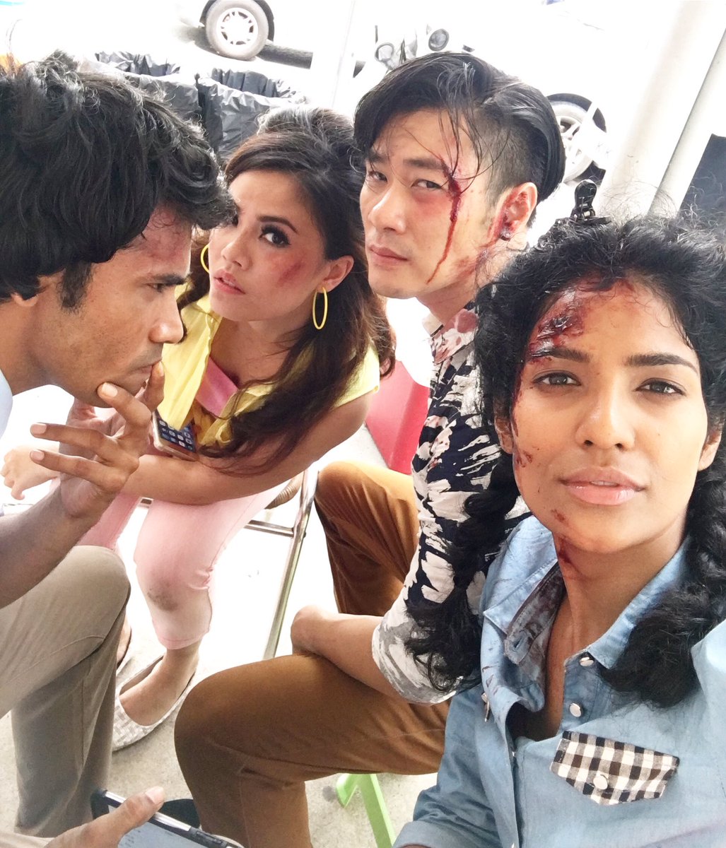 ThanujaAnanthan's tweet photo. Its been a bloody day 
#ProjectMerdeka 🎬🇲🇾
#TVSeries
#August2017
#PinewoodStudios
#ThanujaasDevi https://t.co/Ua2cvDlg1b