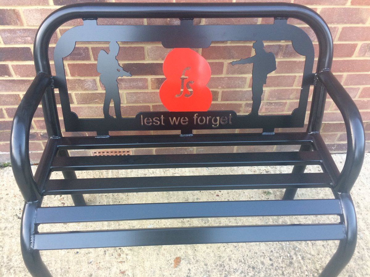 PearlThrumble's tweet image. Thank you @Forces_Support for delivering Remembrance bench & to all involved in remembering my Son. Means more than you will ever know.