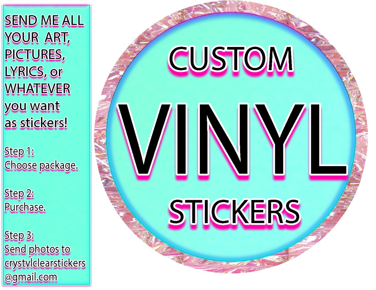 crystalstickers's tweet photo. https://t.co/pTkCX43fcr #VinylStickers #LaptopStickers #iPadStickers #CarStickers #CustomStickers #Digital #Decal #VinylDecal #StickerPack https://t.co/Dk7yAhiW7P