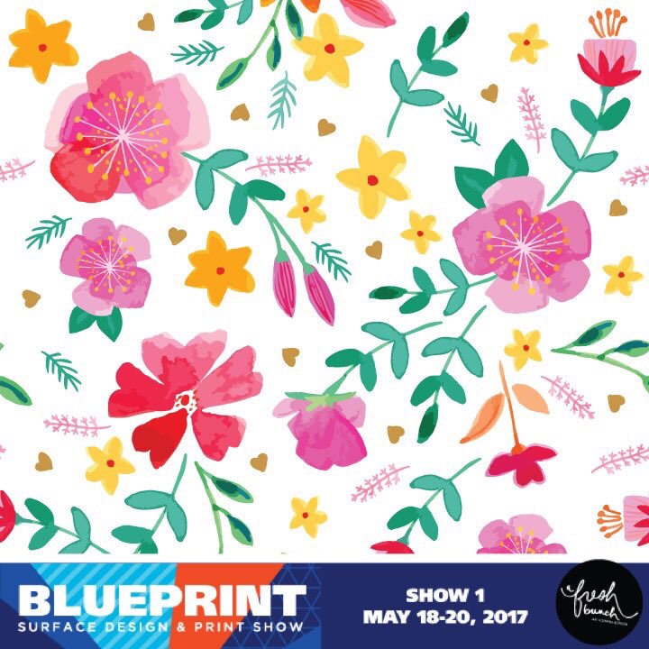 luckidney's tweet photo. Spring is nearly here! #spring2017🌸 #afreshbunch #lucindakidneyillustration #blueprintshow1 https://t.co/zXPLLzmdeT