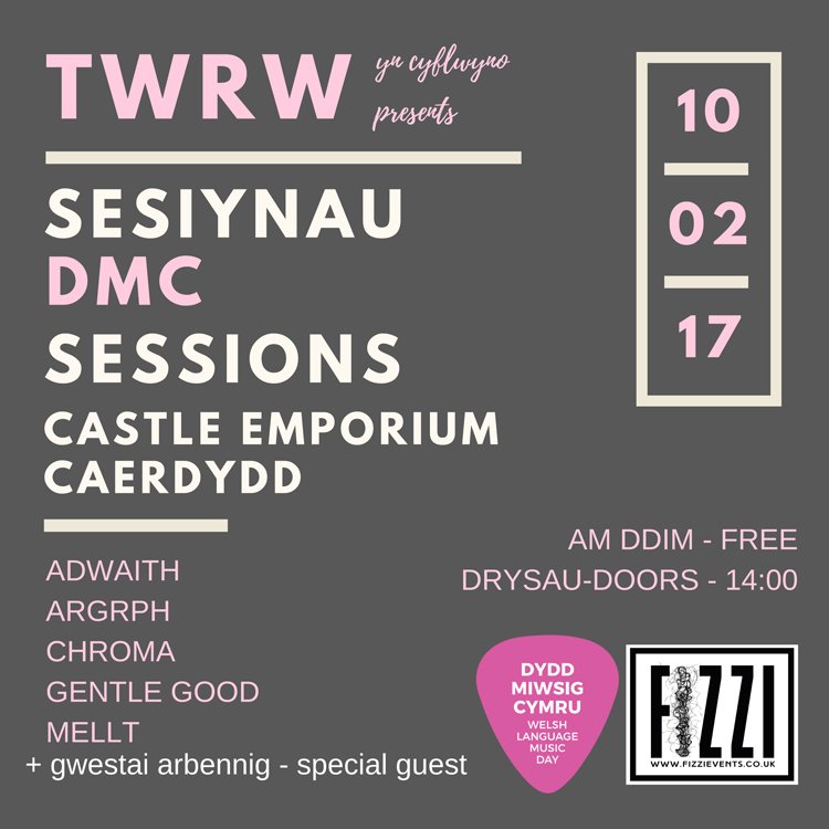 10/02/17 Dathlu – Celebrate #DyddMiwsigCymru! <a href="/CastleEmporium/">The Castle Emporium</a> #Cardiff/#Caerdydd 14:00 #FreeEntry/#AmDdim // <a href="/Cymraeg/">Cymraeg 🏴󠁧󠁢󠁷󠁬󠁳󠁿</a> #CmonCymru