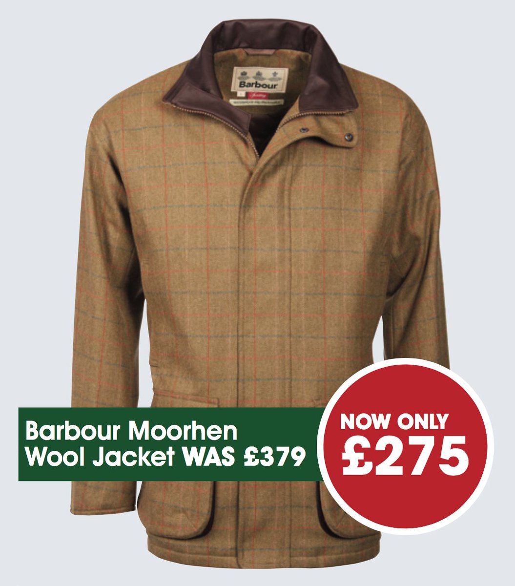 Save over £100 on this #Barbour #Moorhen #Wool jacket now only £275! #Endofseasonsale #Countryclothing #Ashford #Kent