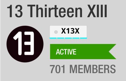 Crew13_'s tweet photo. Wow! 700 MEMBERS!! 

Our number of commissioners have dropped considerably but The XIII Family is still growing!

#GTAOnline @RockstarGames https://t.co/AfXsuCV8ma