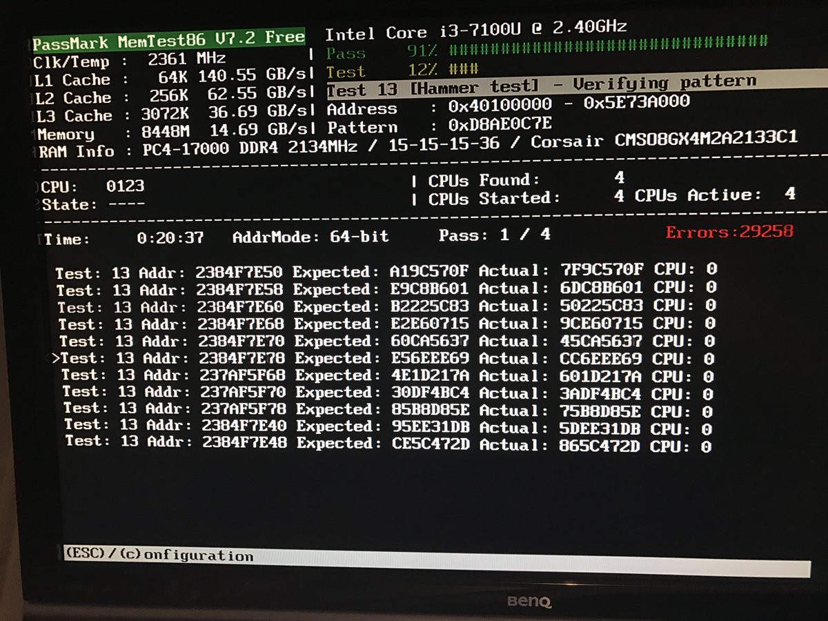 jt_melb's tweet image. When brand new RAM is absolutely fucked. #geektweets