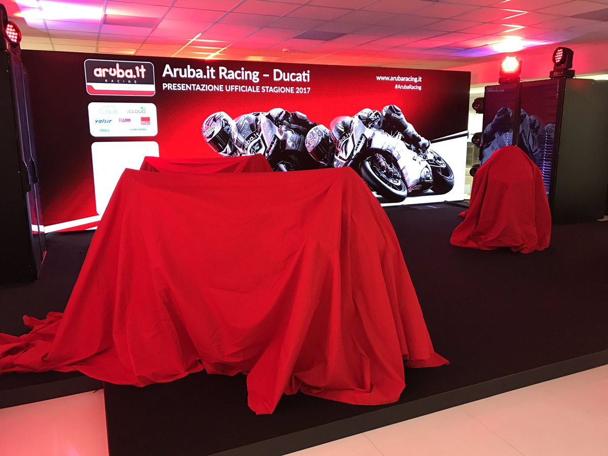30 minutes to the 2017 <a href="/ArubaRacing/">Aruba.it Racing - Ducati</a> Ducati team launch. Follow the event on ducati.com #forzaducati !