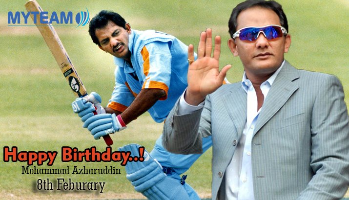 Wish You A Happy Birthday!!! \"Mohammad Azharuddin\" 
