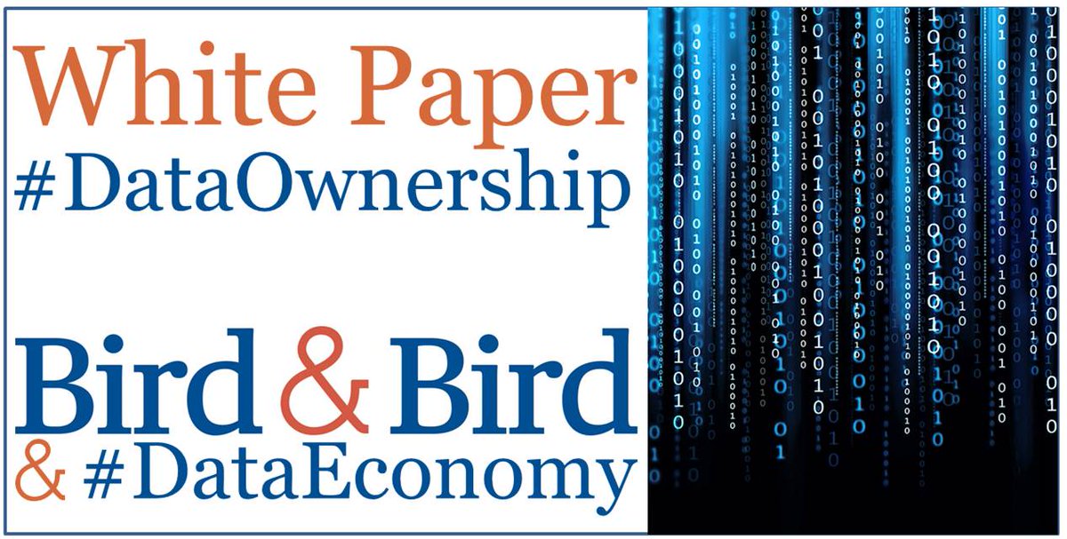 Read our White Paper on #DataOwnership in the
context of the European #dataeconomy (teaser: we propose a new right): 2bird.ly/2kIgIq9
