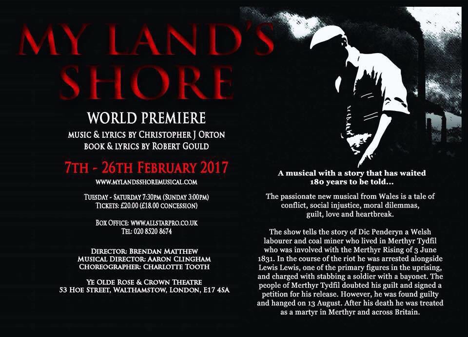 itwmusical's tweet photo. Book to see the World Premiere of @MyLandsShore. Now playing at @roseandcrownpub until Feb 26th.
https://t.co/8qR323m9O0 https://t.co/V3hHUlq0au