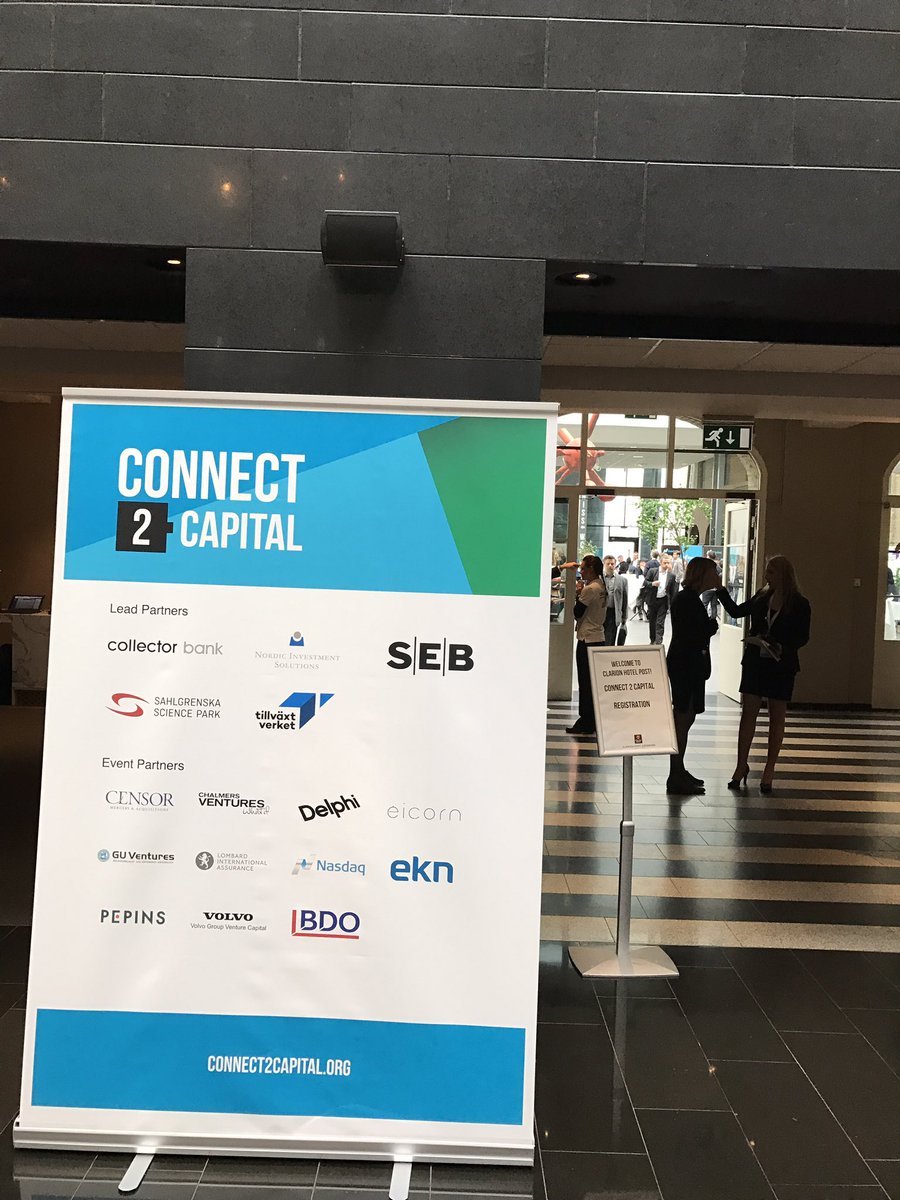 Day2 at <a href="/con2cap/">Connect 2 Capital</a>!
Great program and today you can also listen to our pitch👍🏼 
#gbgtech #con2con  <a href="/IPLAY_GLOBAL/">IPLAY.global</a>
