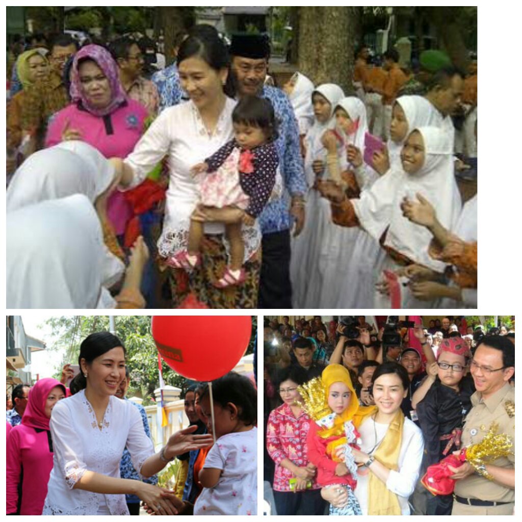 TWITTER/ALYCIA_DEE - Veronica Tan saat bersalaman.
