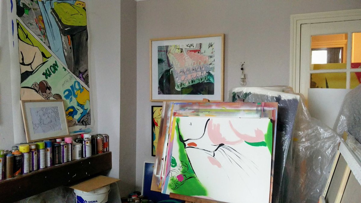 GDgaleriemulti's tweet photo. Great moment with #LouisGranet #Studiovisit ! Et @GDMgalerie with #SanstitreTashima12Vgaranti1an with our #Collection100pour100 #EditionGDM https://t.co/x34CdDRMIJ