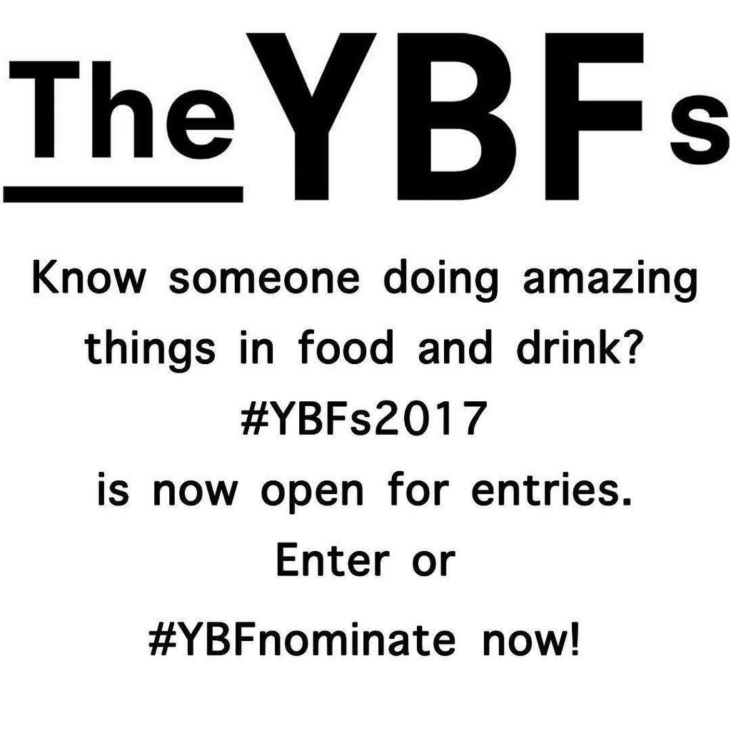 abbiemoulton's tweet photo. #ybfs2017 now open! Got the gossip on some hot talent in food or drink? Nominate them now! @theybfs #YBFs… https://t.co/yDobXPbe1F https://t.co/SoiwKafGRe