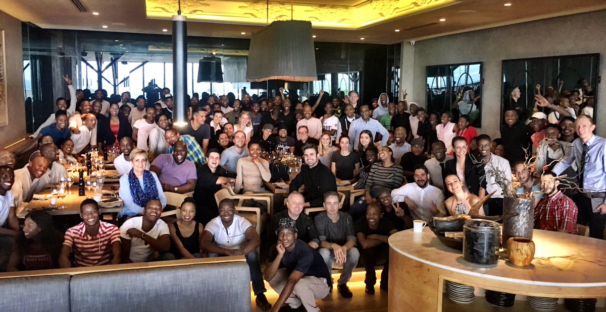 David_Higgs's tweet photo. 6 months in @Marble_SA Thanks to these special people for making our restaurant what it is today @Garykyriacou https://t.co/HMq3brcMVf