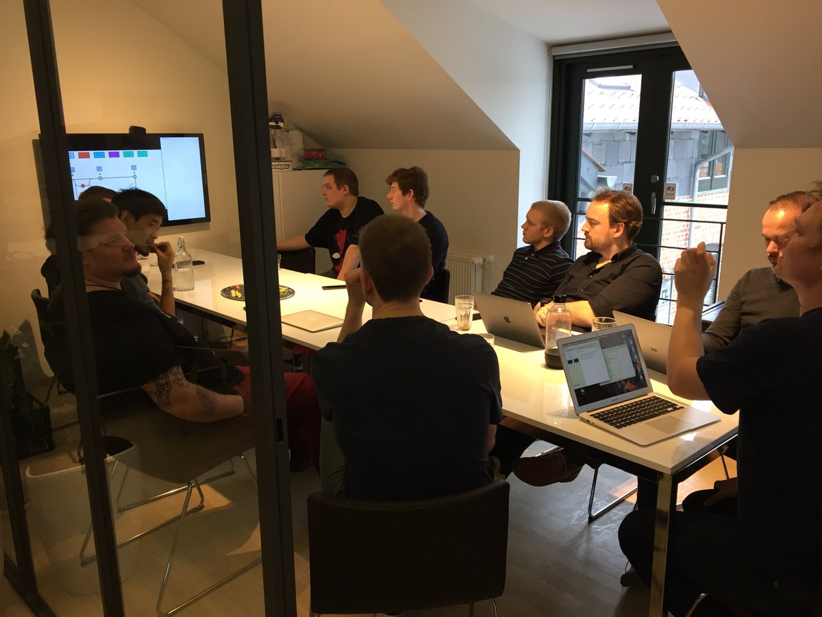 makeabledk's tweet photo. Vi lærte noget nyt i går. Rasmus og Jonas inviterede til intern workshop om Git. Vi snakkede om workflow og optimering af arbejdsprocesser. https://t.co/O2ui2wi3Vo