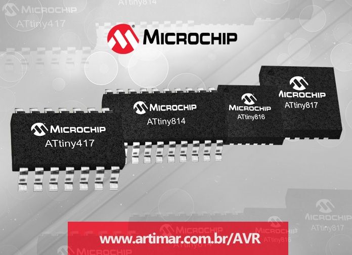 embarcados's tweet image. Nova geração de #MCUs #tinyAVR @MicrochipTech buff.ly/2kRTEow