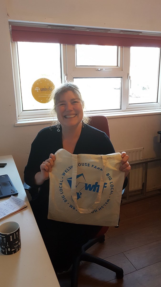 Nice to catch up with the hard working Quinton councillor <a href="/Quinton_Kate/">Kate Booth</a> yesterday <a href="/havencentre/">Haven Centre</a>. We have her one of our #biglocal tote bags.