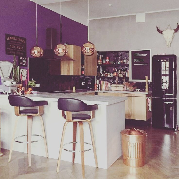 reinkarnation15's tweet photo. We're feeling all shades of purple here at #Reinkarnation this week! 
*sourced from Pinterest*

#inspiration #purple #kitchen #rosegold https://t.co/NKNqss6EbJ