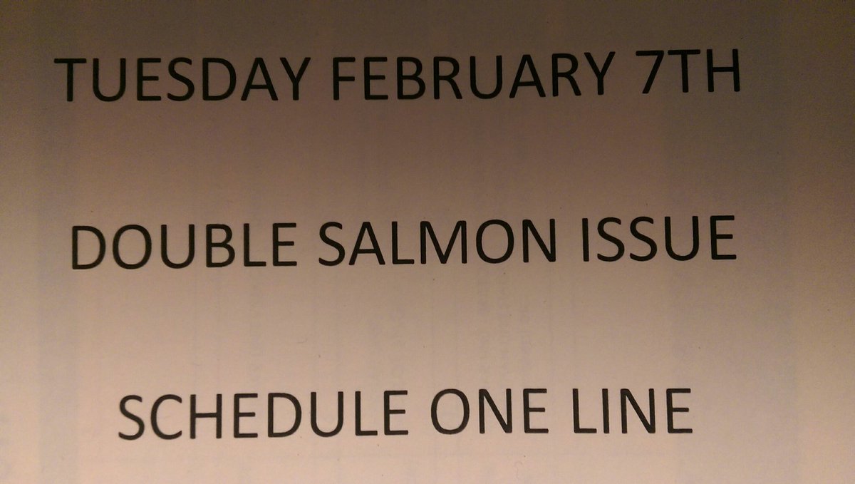 SoundSpeedUK's tweet image. Happens to us all. Sometimes it's just one of those #DoubleSalmonIssue kind of days.