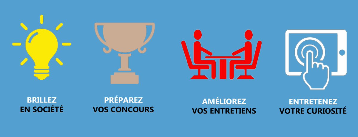 programmeCGplus's tweet image. youtube.com/watch?v=A1Peea…
CGPlus, c'est le programme elearning pour tester et développer sa Culture Générale !