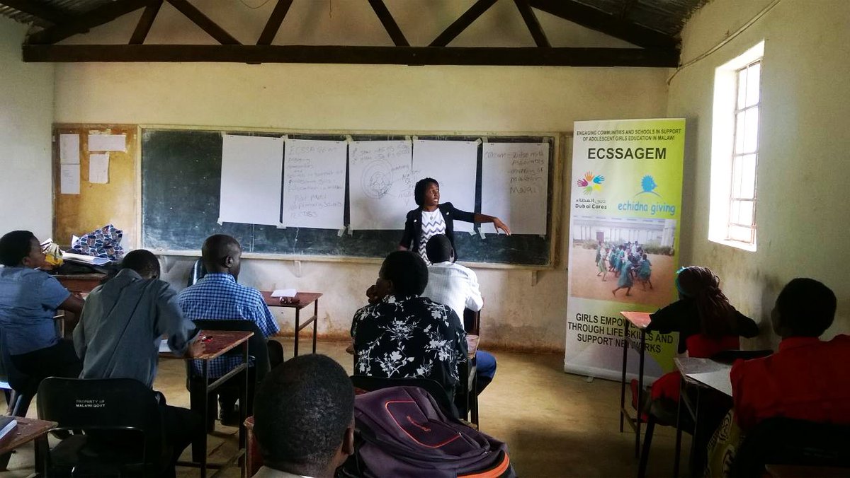 CRECCOM1's tweet photo. #CRECCOM #ECSSAGEM Project is conducting a Continuous Professional Development (#CPD) for English teachers at Ntambanyama in Thyolo District https://t.co/qqQtp04daZ