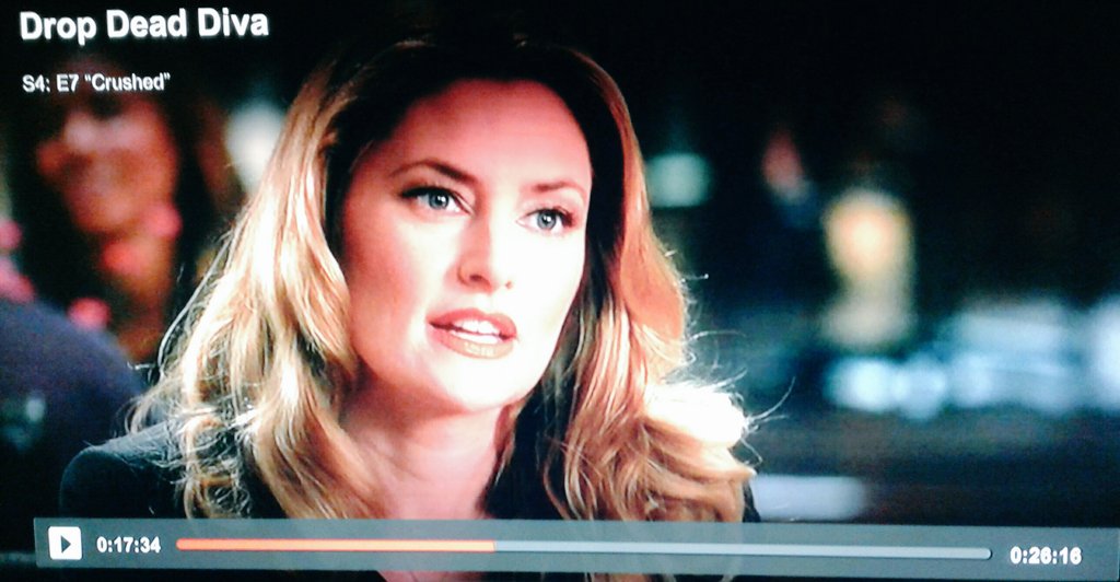 Save_WoEE's tweet photo. You never know where you might find the #WoEE stars!!!! I spotted @madchenamick on an episode of #DropDeadDiva 
#RenewWitchesofEastEnd https://t.co/nvZ9xFOvIb
