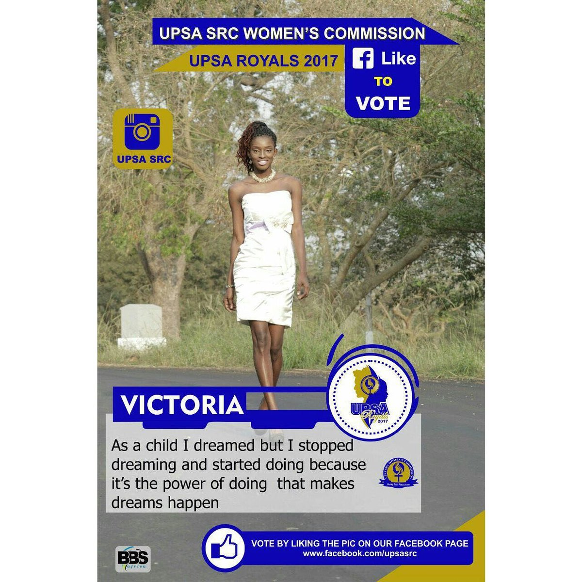 campus_bgh's tweet photo. #UPSARoyals17.... Vote by liking their pictures out Instagram page (@campusbroadcastgh) #UpsaSrcWeek17 #InsideUPSA https://t.co/SPEpLDopv2
