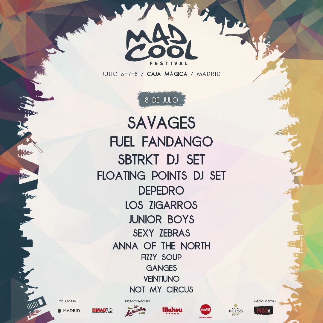 Mad Cool Festival 2017:  Ryan Adams, Wilco, Dinosaur Jr, Kurt Vile... y Rancid! - Página 17 C4IvAGLWEAAT8zL